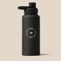 Stainless Steel Sports Bottle | Black
