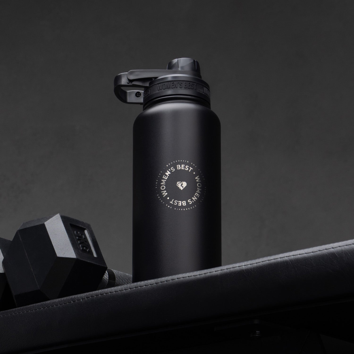 Stainless Steel Sports Bottle | Black