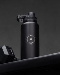 Stainless Steel Sports Bottle | Black
