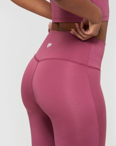 Essential Flared Leggings - Canyon Rose
