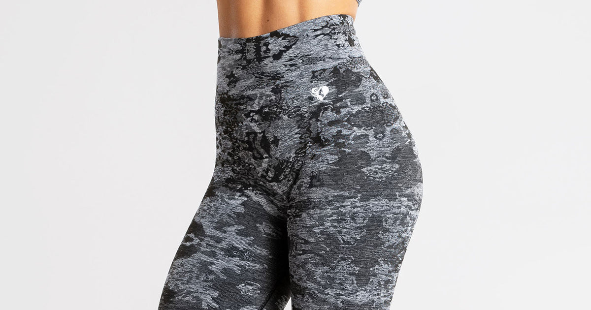 Camo Seamless Leggings Black Women s Best