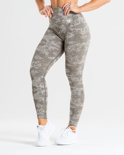 Camo Seamless Leggings - Green