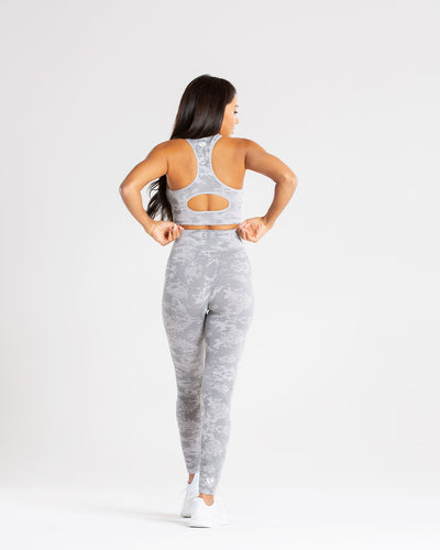 Camo Seamless Leggings - Grey