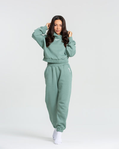 Comfort Cropped Hoodie Pastel Green Women s Best
