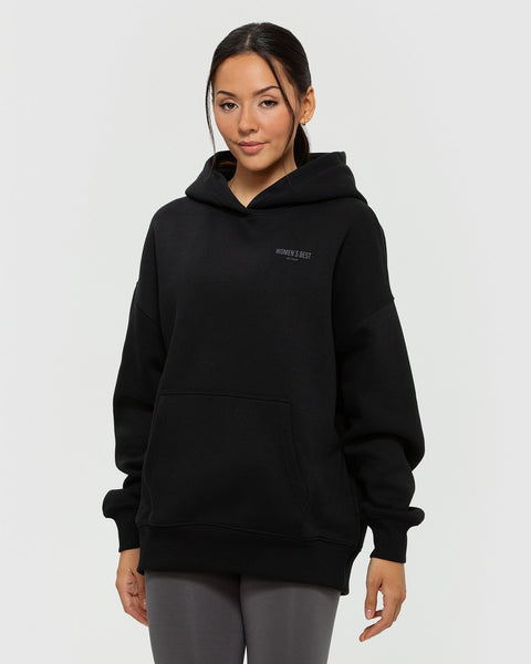 Comfort Oversized Hoodie Black Women s Best