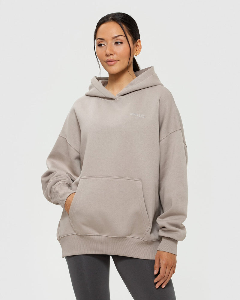 Comfort Oversized Hoodie - Buff