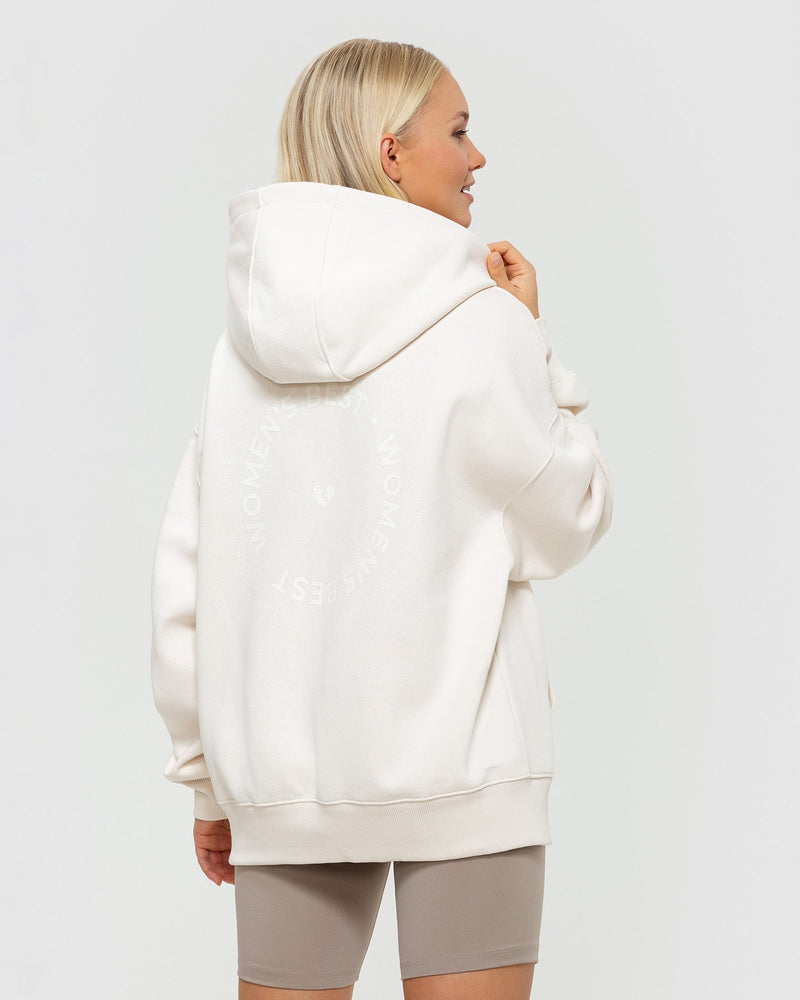 Off white hoodie oversized top