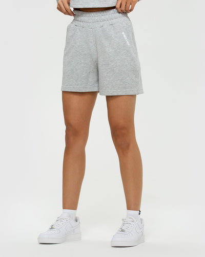 Womens grey shop marl shorts