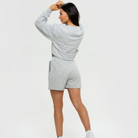 Comfort Shorts | Silver Grey Marl