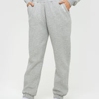 Comfort Oversized Joggers | Silver Grey Marl