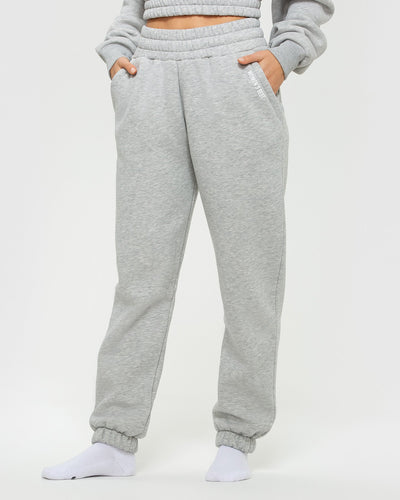 Grey marl basic joggers deals