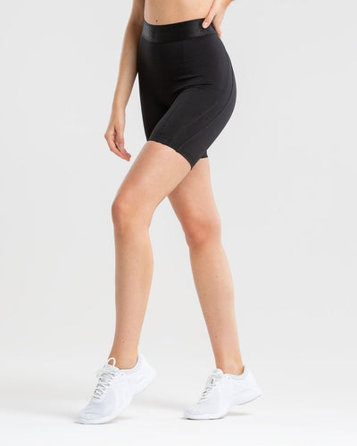 Black high hot sale waisted cycling shorts