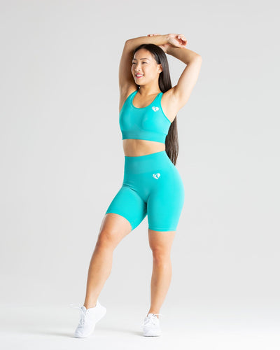 Turquoise cycling clearance shorts
