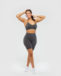 Define Scrunch Seamless Cycling Shorts | Graphite