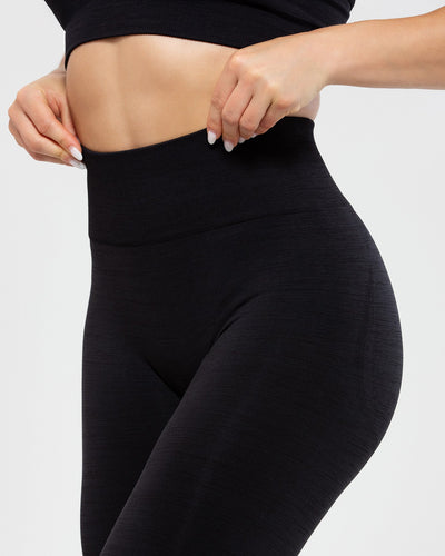 Black Jacket High Waisted Seamless Leggings Best Yoga Clothes for