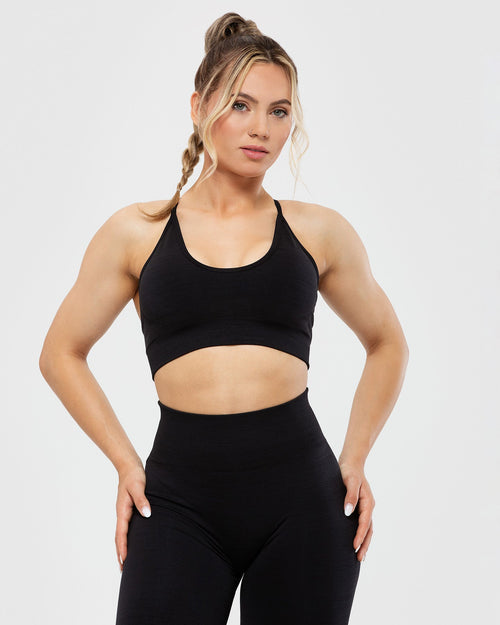 Define Seamless Racer Back Bra - Black