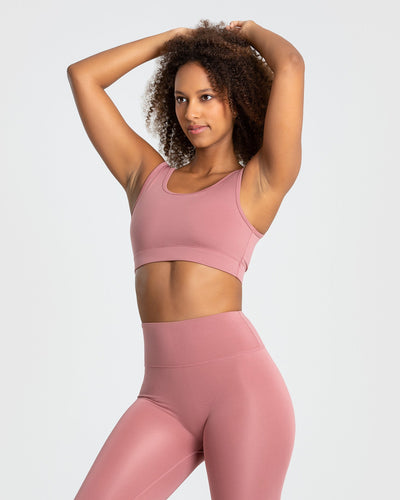 Essential Sports Bra Dusty Pink Women s Best