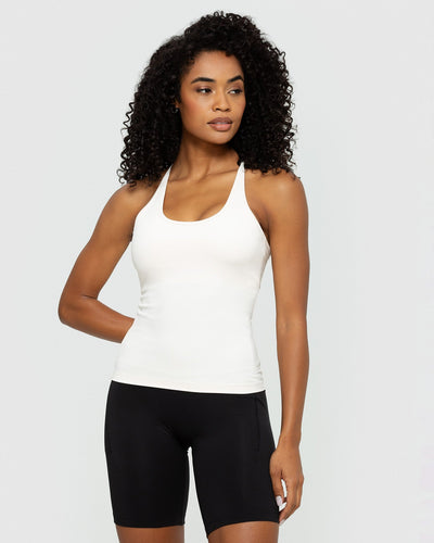 Essential Built-in Bra Tank - Off White