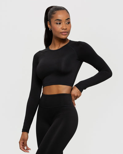 bell sleeve crop top