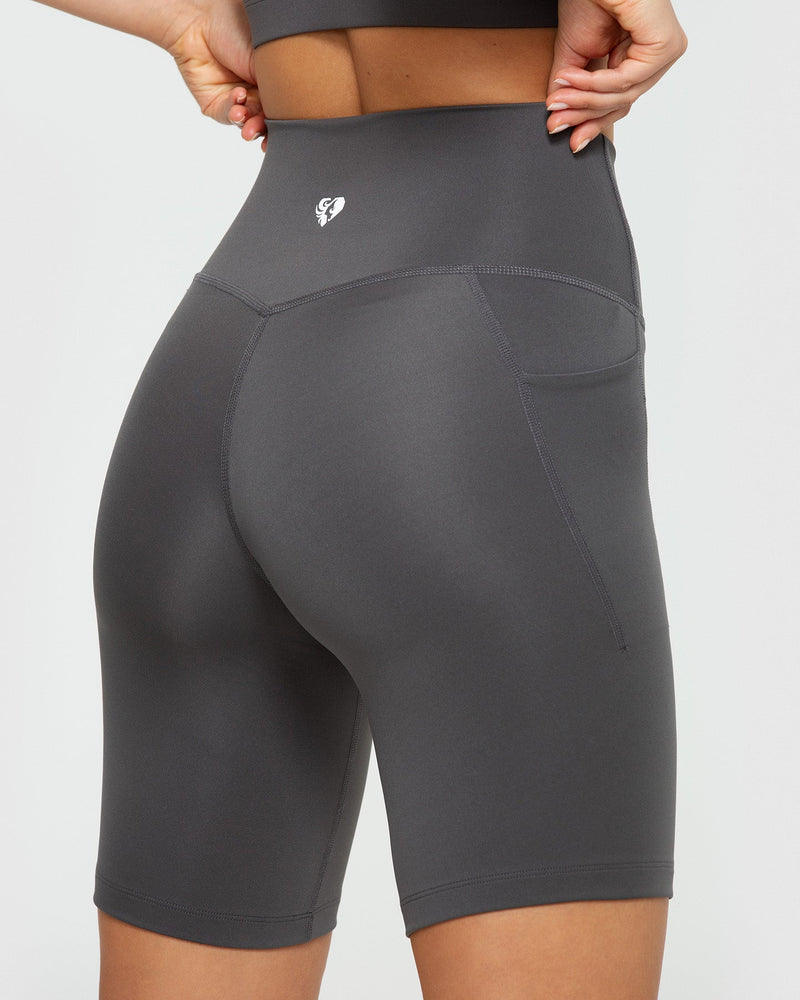 Essential Cycling Shorts with Pockets Graphite Women s Best