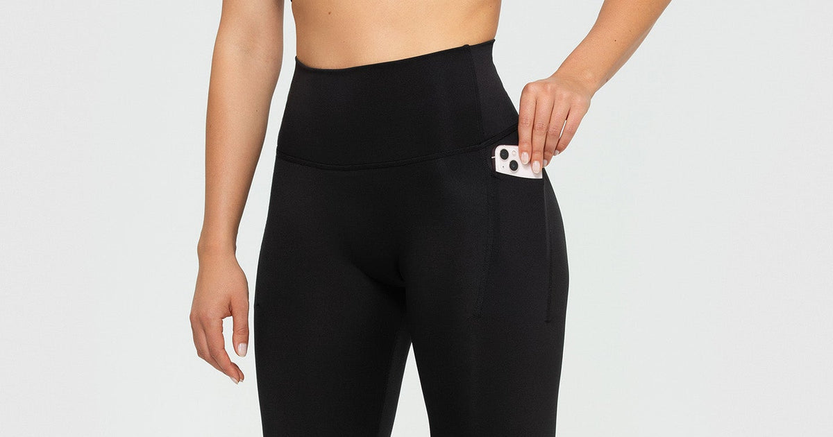 Essential Leggings with Pockets - Black