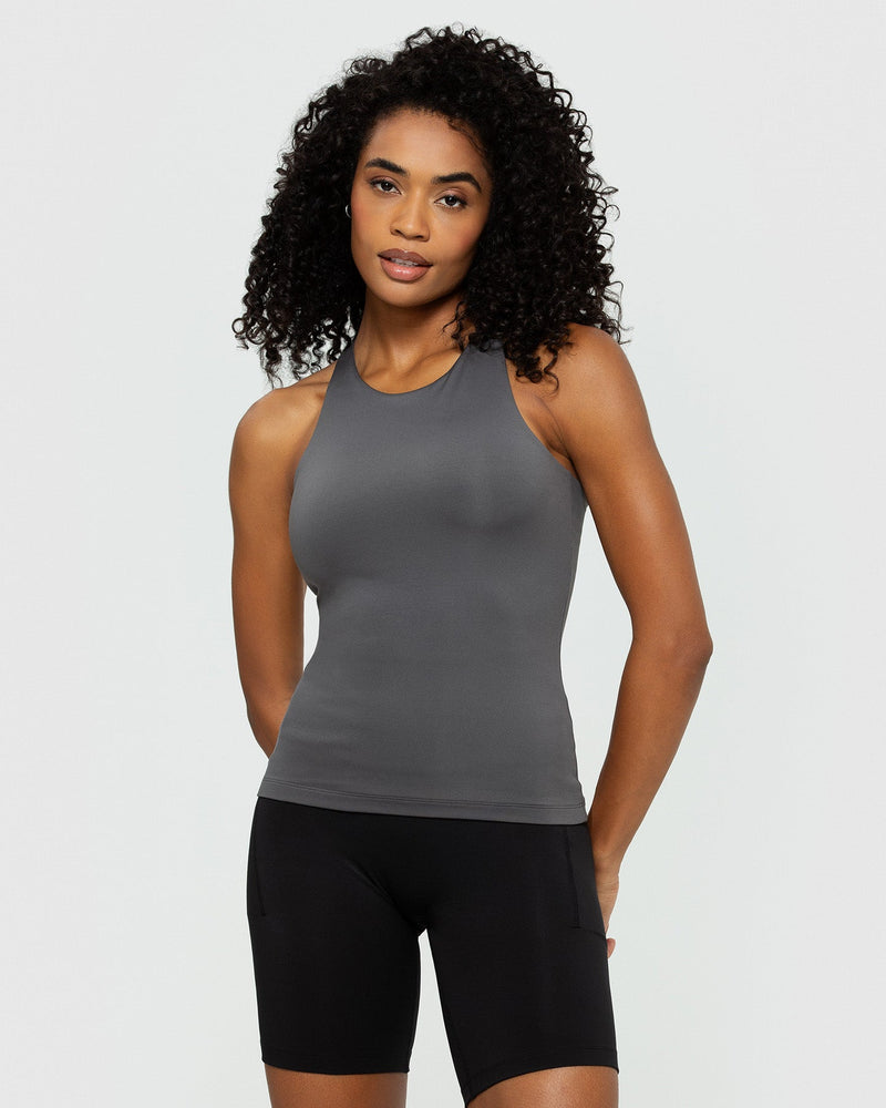Double-Layered Tank Tops - Graphite | Women's Best