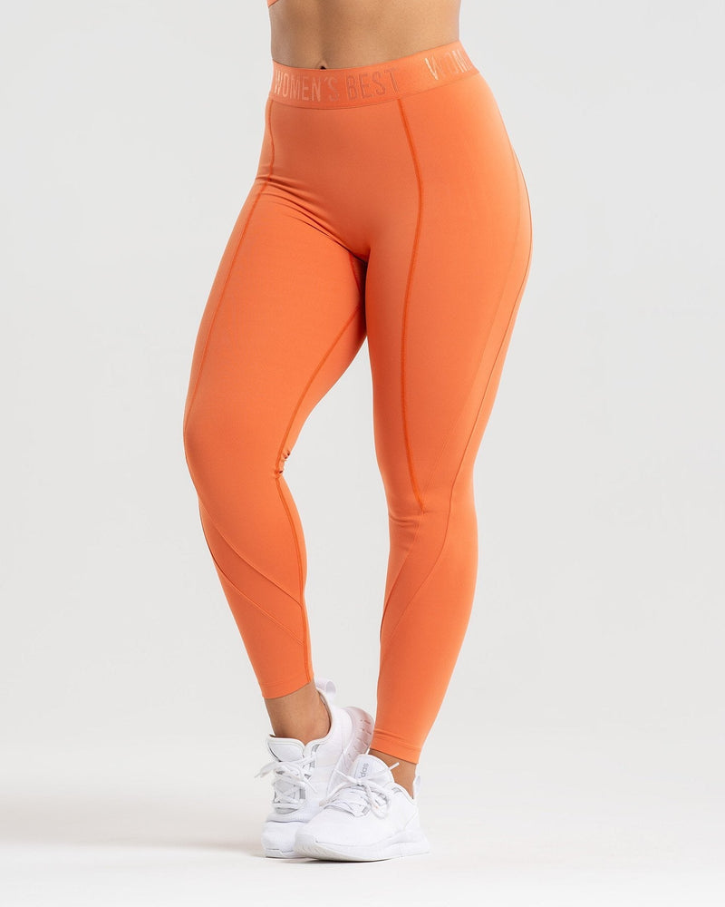 BUBBLE BUTT SEAMLESS LEGGING - ORANGE – CanelaFitness