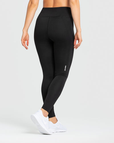 Nike Dri-Fit One Womens High-Rise Leggings Black/White M Fitness