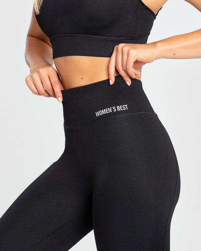 Buy Ultimate Black Active High Rise Sports Sculpting Leggings from