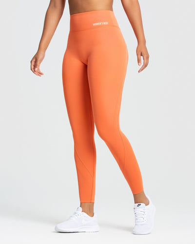 Women's nike orange leggings hotsell