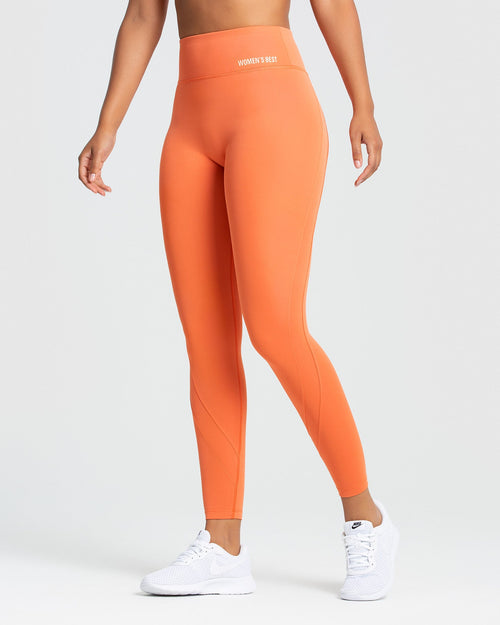 Hold High Waisted Leggings - Burnt Orange