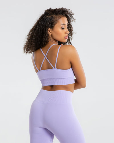 Power Seamless Sports Bra - Lilac