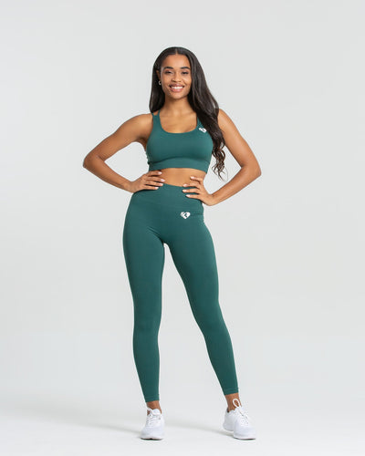 Power Seamless Leggings Forest Green Women s Best