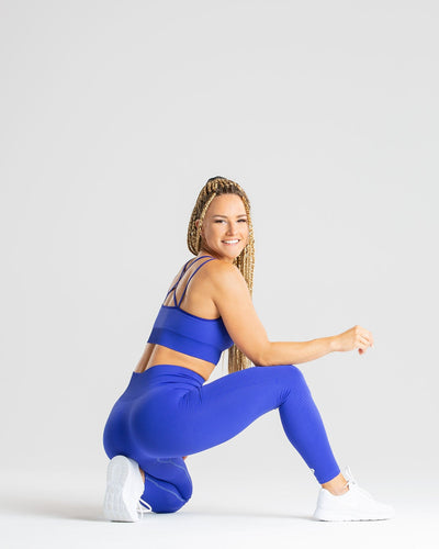 Power Seamless Leggings - Royal Blue