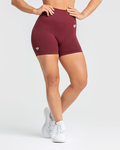 burgundy shorts womens