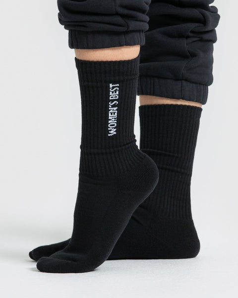 Women's black clearance crew socks