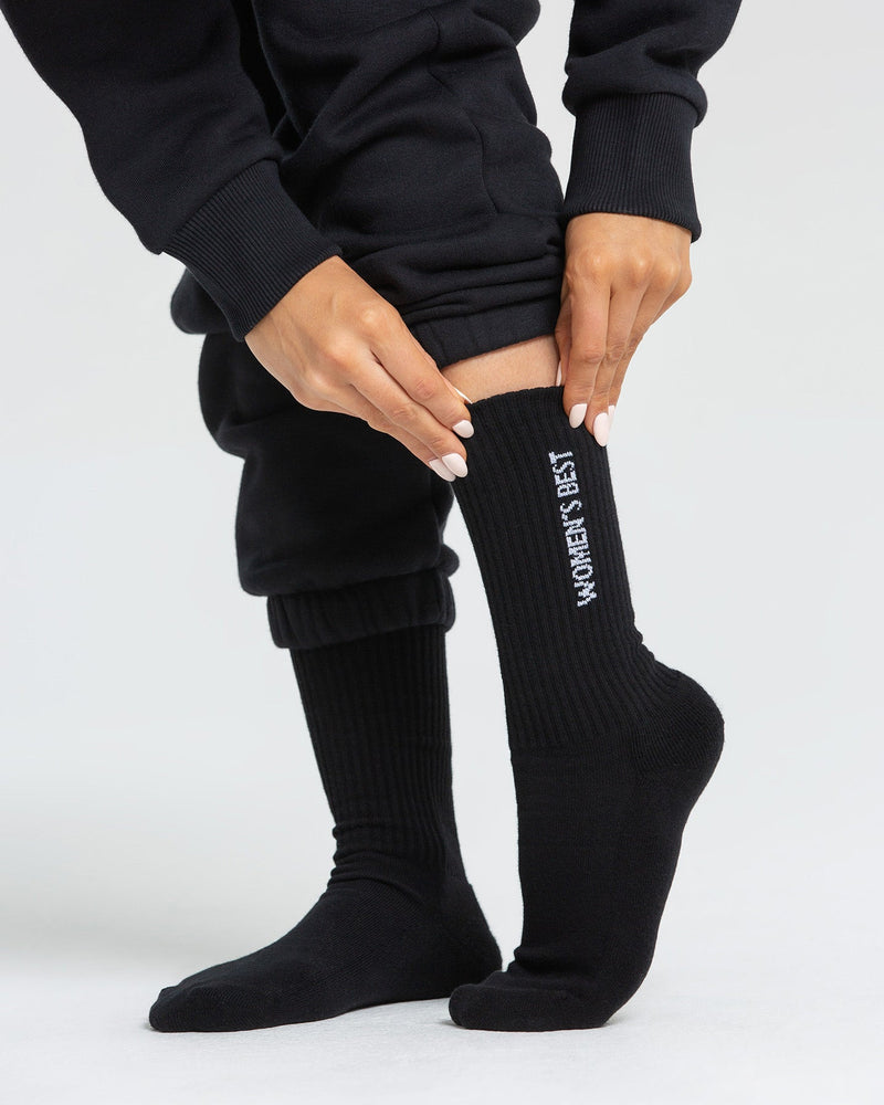 Crew Socks 1PK Black Women s Best