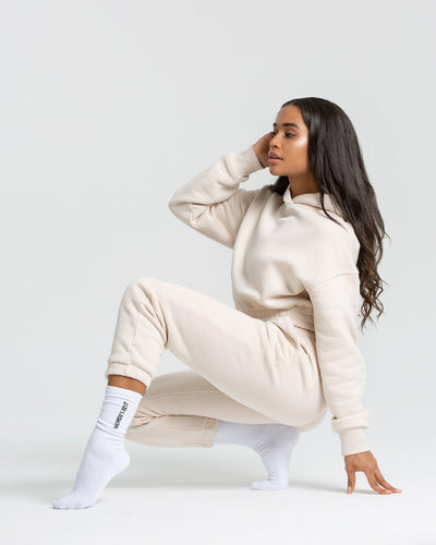 White womens crew clearance socks