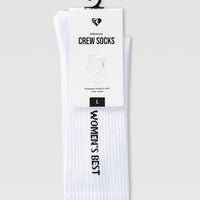 Crew Socks (1PK) | White