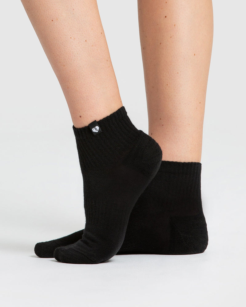 Quarter Socks (1PK) - Black