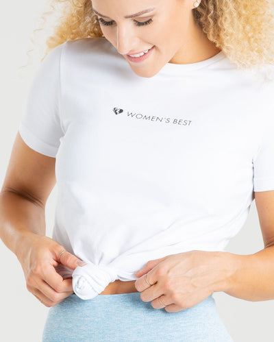 True Long Length T-Shirt - White | Women\'s Best